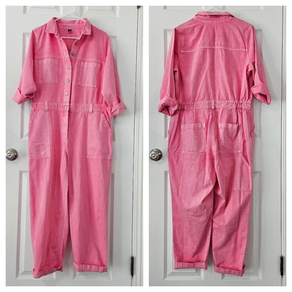 Old Navy Pants & Jumpsuits Old Navy Pink Jumpsuit Nwot Poshmark